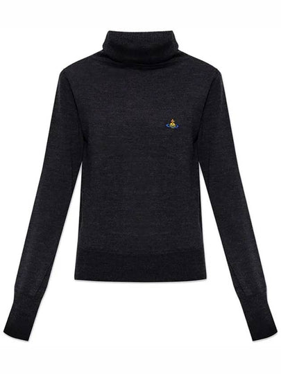 Julia Knit Turtleneck Dark Grey - VIVIENNE WESTWOOD - BALAAN 2