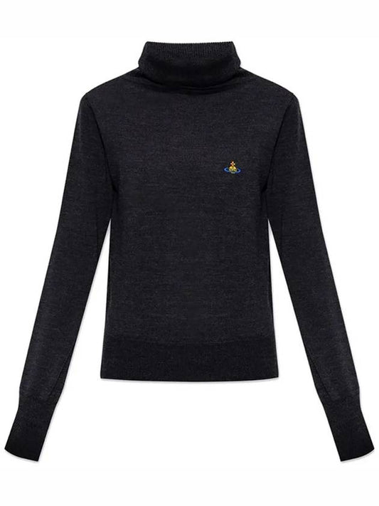 Julia Knit Turtleneck Dark Grey - VIVIENNE WESTWOOD - BALAAN 2