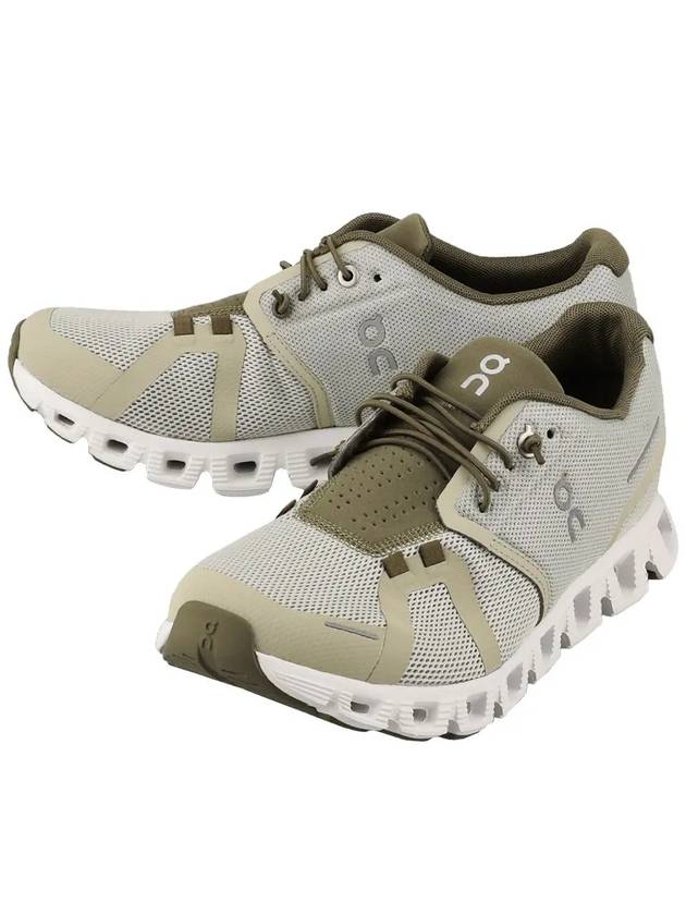 Cloud 5 Low Top Sneakers Green - ON RUNNING - BALAAN 3