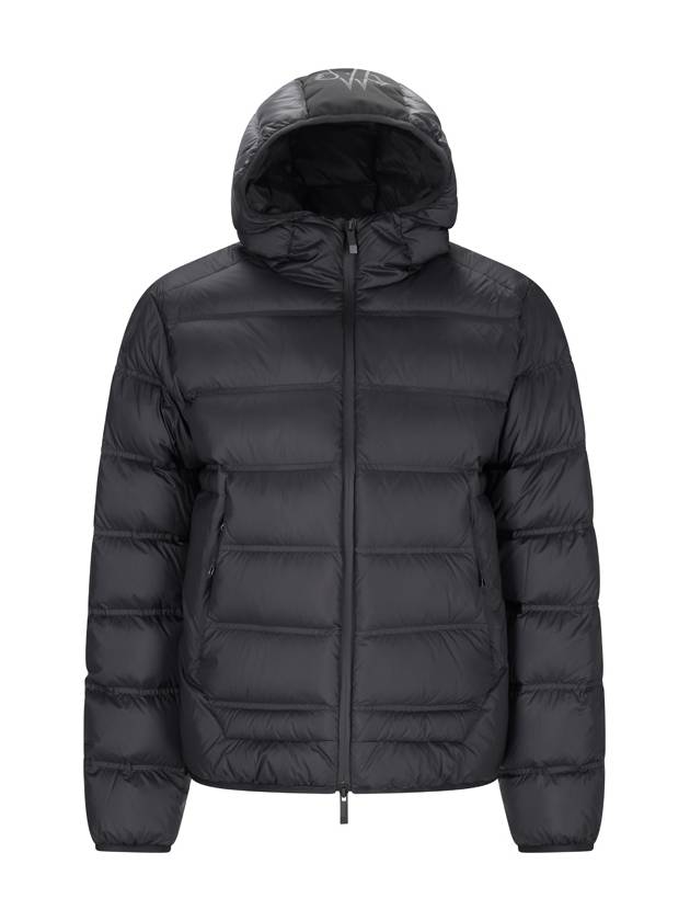 GARDY SHORT DOWN JACKET WITH HOOD - MONCLER - BALAAN 1