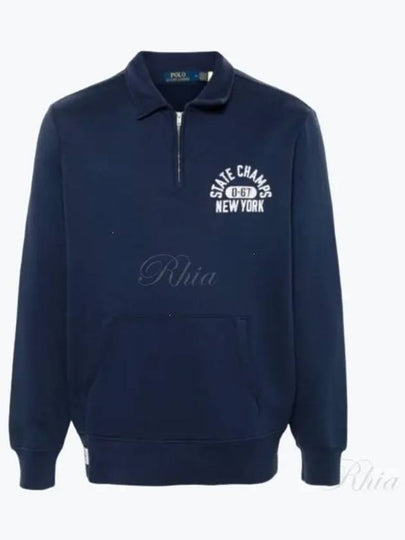 Long Sleeve Polo Shirt Navy - POLO RALPH LAUREN - BALAAN 2