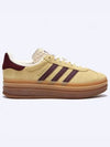 Gazelle Bold Suede Low Top Sneakers Almost Yellow - ADIDAS - BALAAN 2