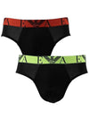 Men's Cotton Triangle Panties 2 Pack - EMPORIO ARMANI - BALAAN 1