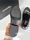 CC Logo Moccasin Patent Enamel Loafers Black - CHANEL - BALAAN 7