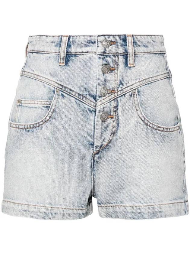 Short Pants SH0093FAB1H02E30LU BLUE - ISABEL MARANT ETOILE - BALAAN 1