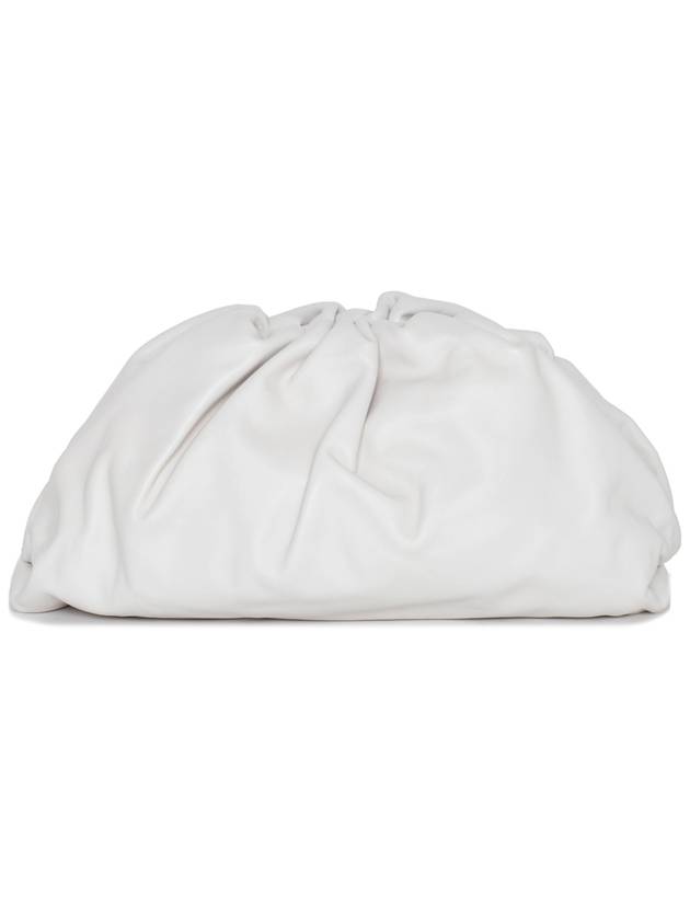 Nappa Pouch Dumpling Clutch Bag White - BOTTEGA VENETA - BALAAN 5