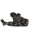 Allover Logo Print Silk Martini Tie Black - DOLCE&GABBANA - BALAAN.