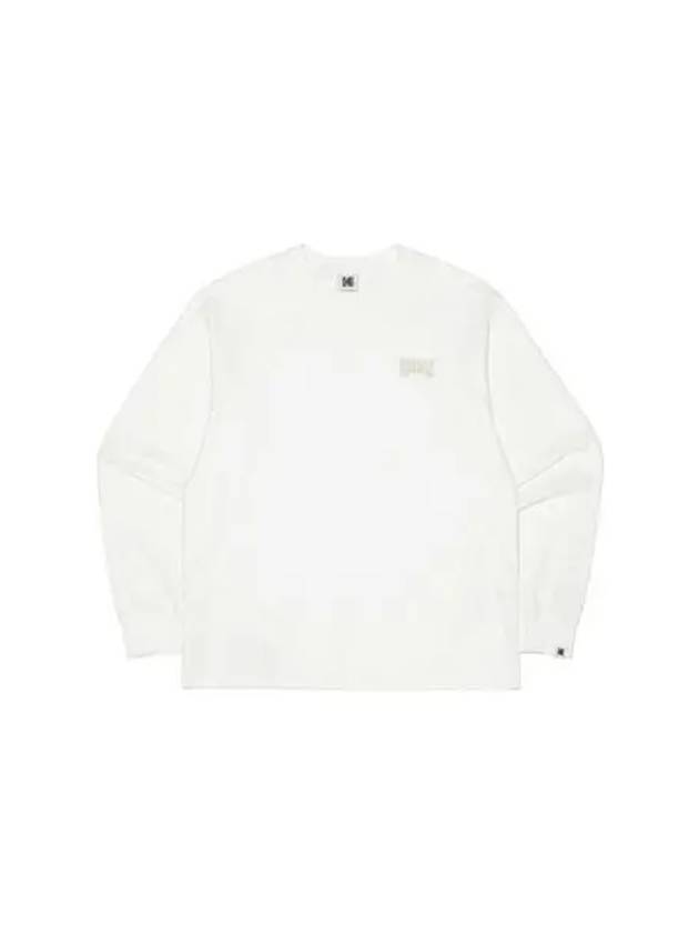 KODAK Apparel peach brushed regular fit long sleeve t shirt white - KODO - BALAAN 1