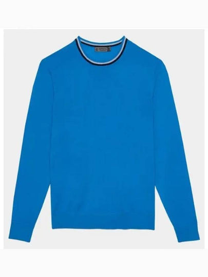 Crew Neck Merino Wool Sweater Blue - G/FORE - BALAAN 2