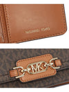 Heather Extra Small Logo Canvas Cross Bag Brown - MICHAEL KORS - BALAAN 7