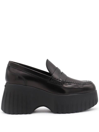 H Stripe Platform Loafers HXW6510FD10AKT - HOGAN - BALAAN 2