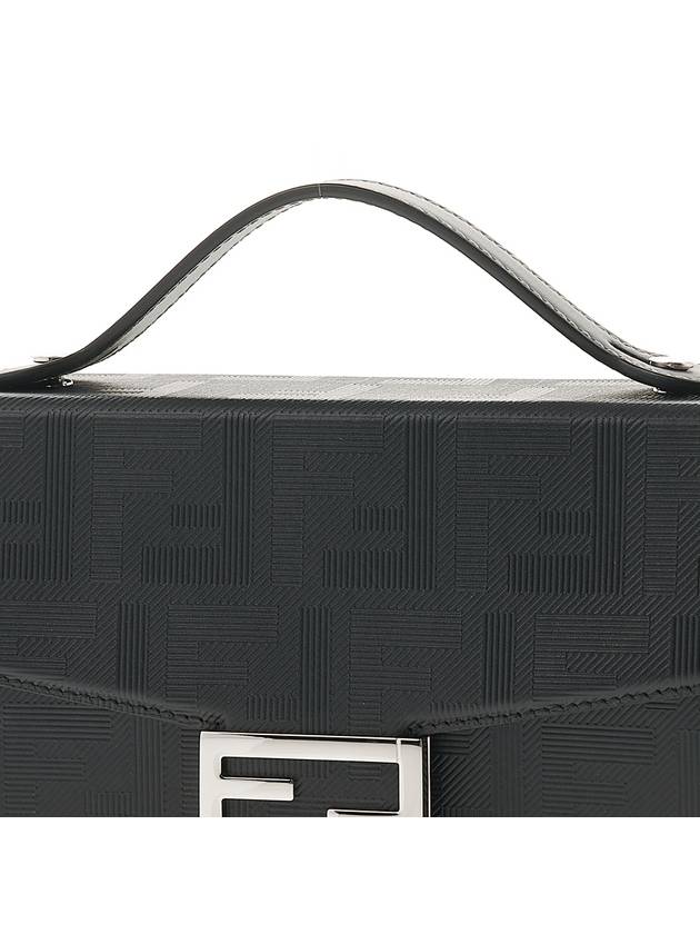 Baguette Soft Trunk Cross Bag Black - FENDI - BALAAN 8