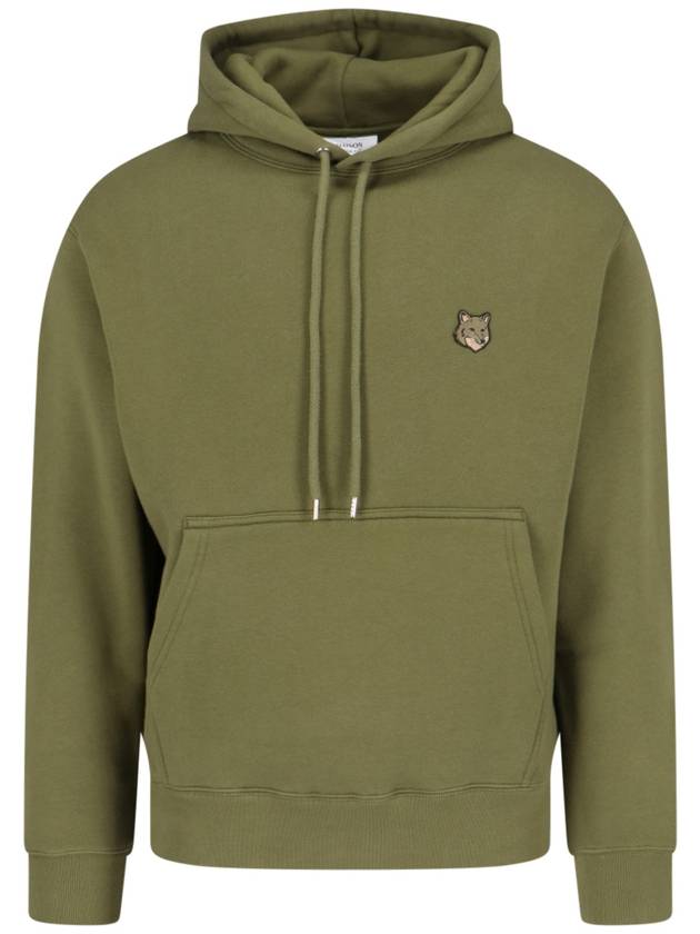 Bold Fox Head Patch Comfort Hoodie Green - MAISON KITSUNE - BALAAN 2