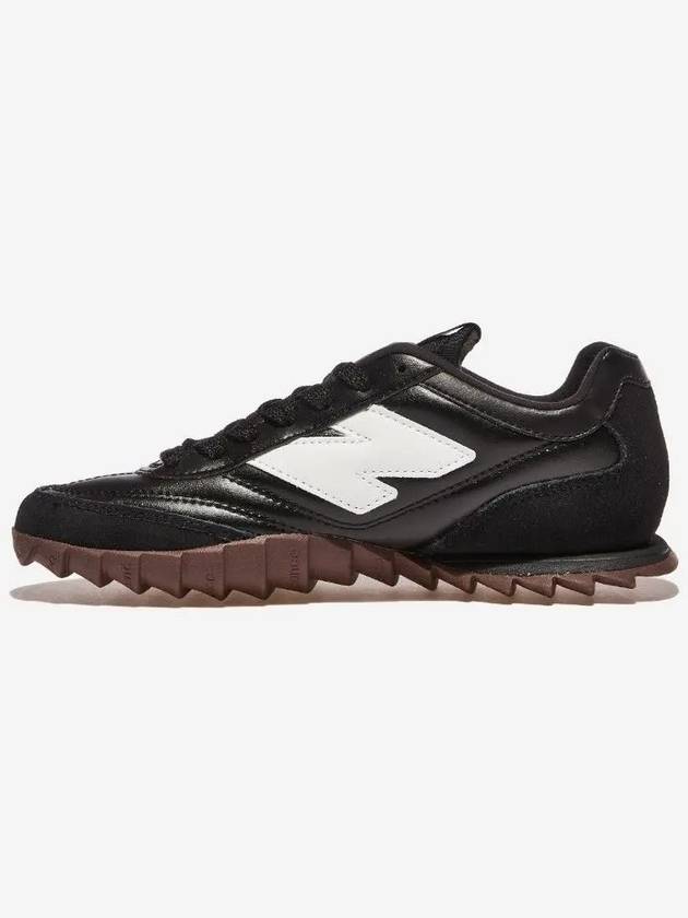 Logo Leather Low Top Sneakers Black - NEW BALANCE - BALAAN 6