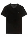 Nash Face Short Sleeve T-Shirt Black - ACNE STUDIOS - BALAAN 2