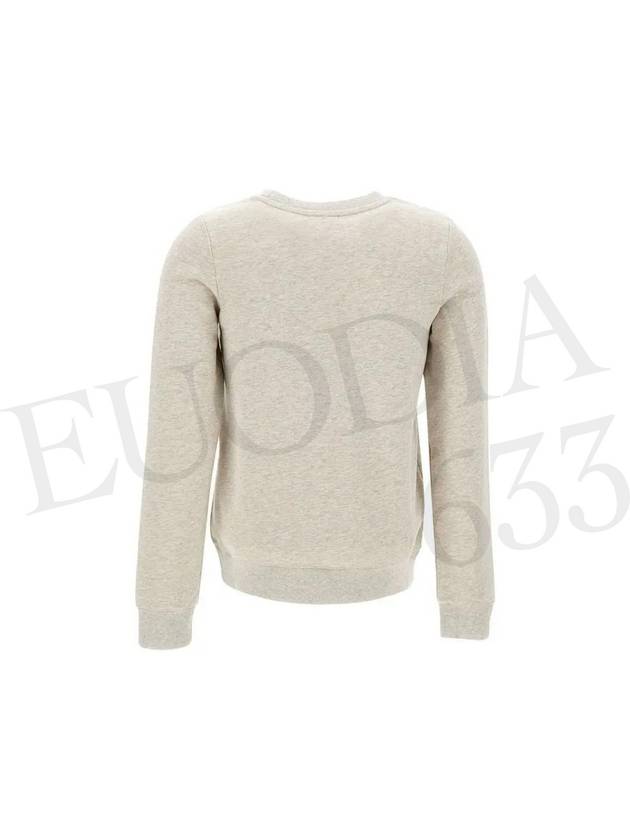 Women's Tina Logo Sweat Sweatshirt Heather Ecru - A.P.C. - BALAAN 6