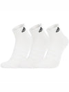 Cushioned Sportswear Ankle Socks 3 Pack Set White - ADIDAS - BALAAN 1