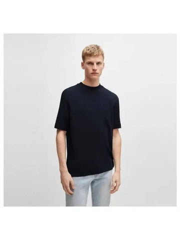 Taeri Bookle Short Sleeve T Shirt Relaxed Fit 50511084 404 - BOSS - BALAAN 1