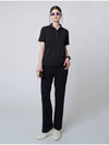 AW41TH09 Shirt collar top_black - ATHPLATFORM - BALAAN 4