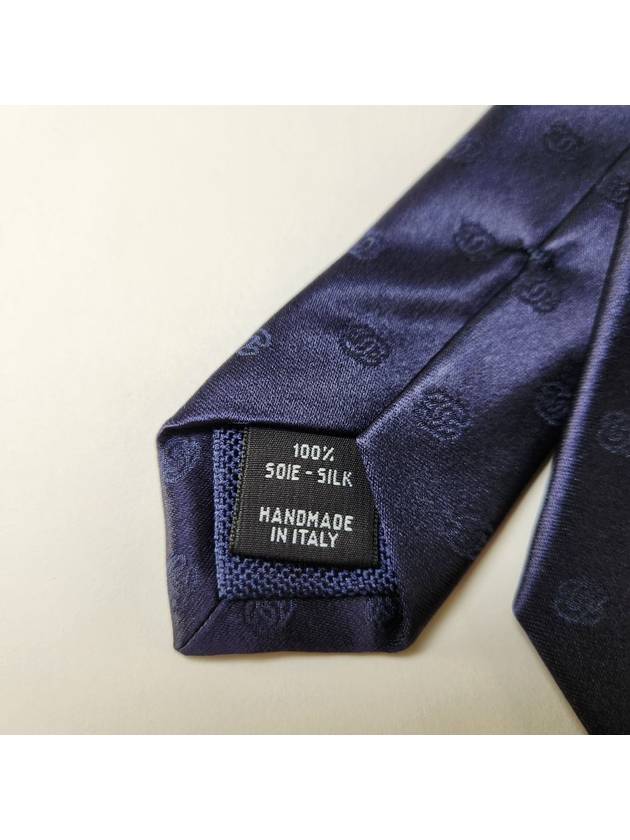 Classic Tie CC Logo Silk Navy Gift AAA134 - CHANEL - BALAAN 6