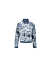 Brno patchwork print jacket awa563m BLUE - ANDERSSON BELL - BALAAN 2