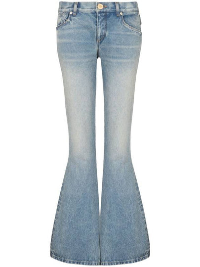 western bootcut denim jeans blue - BALMAIN - BALAAN 2