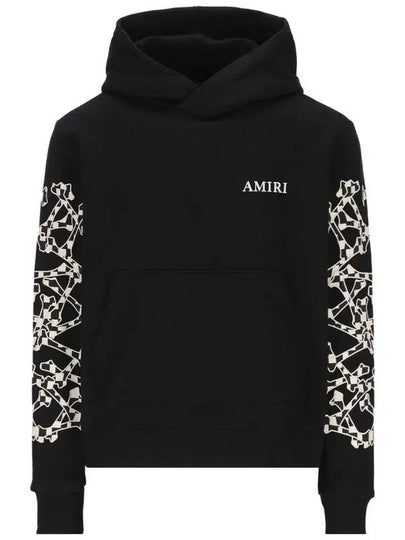 Bones Motif Logo Hoodie Black - AMIRI - BALAAN 2