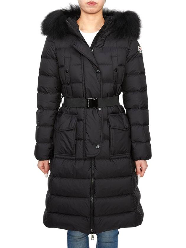 Women's Khloe Long Down Padding Black - MONCLER - BALAAN 3