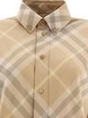 Vintage Check Cotton Long Sleeve Shirt Beige - BURBERRY - BALAAN 3