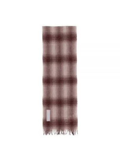 Resolution Check Wool Scarf Brown - OUR LEGACY - BALAAN 2