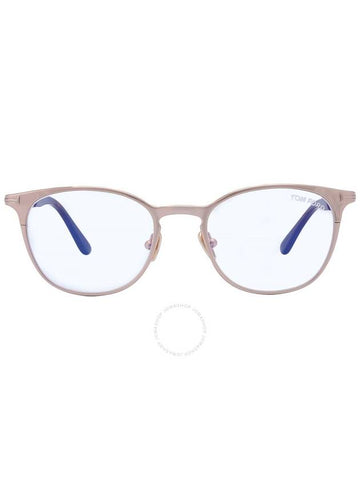 Tom Ford Blue Light Block Oval Men's Eyeglasses FT5732-B 028 50 - TOM FORD - BALAAN 1