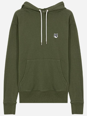 Gray Fox Hooded Sweatshirt Hoodie Khaki JM00312KM0001 - MAISON KITSUNE - BALAAN 1