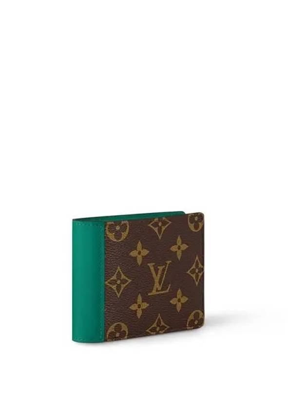 Multiple Half Wallet Brown Green - LOUIS VUITTON - BALAAN 3