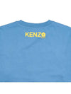 Boke Flower 2.0 Oversized Cotton Short Sleeve T-Shirt Blue - KENZO - BALAAN 7