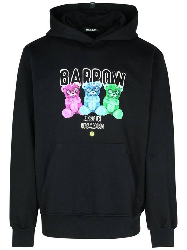 Barrow Black Cotton Sweatshirt - CLAIRE BARROW - BALAAN 1