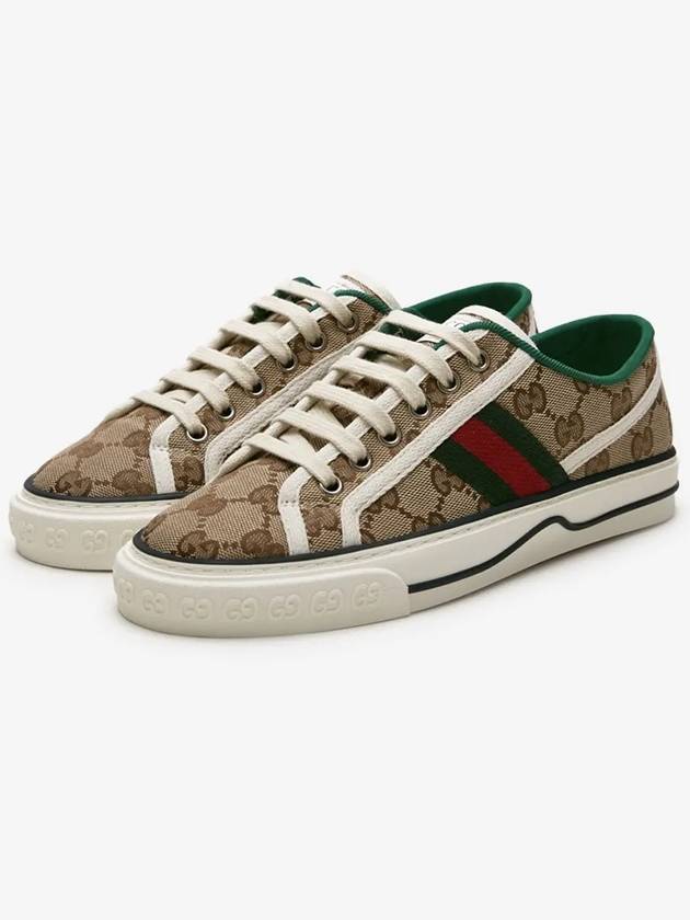 GG Tennis 1977 Low Top Sneakers Beige - GUCCI - BALAAN 3