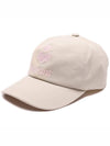 Tyron Logo Cotton Ball Cap Ecru Pink - ISABEL MARANT - BALAAN 3