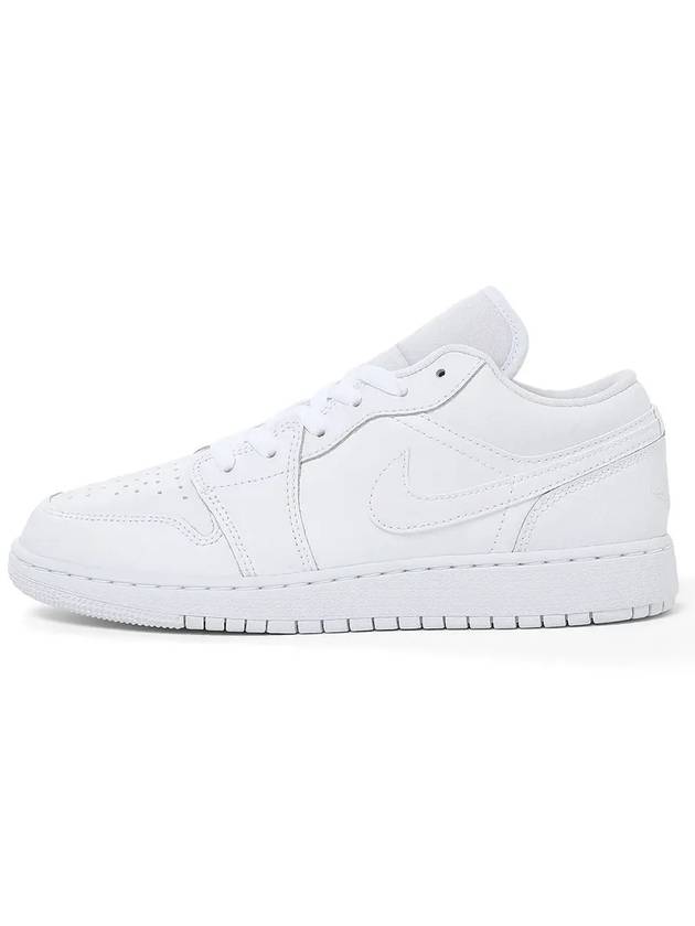 Air Jordan 1 Low Triple Low Top Sneakers White - NIKE - BALAAN 8