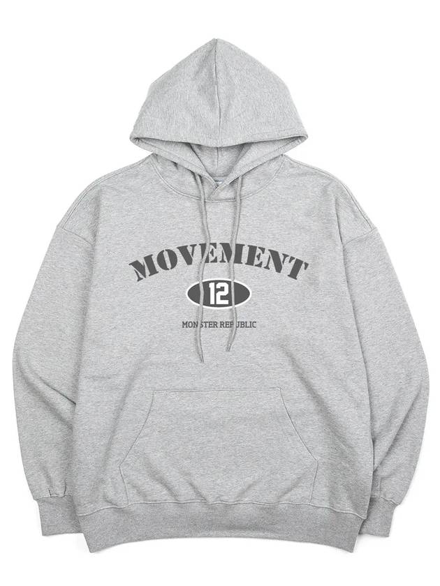 Authentic Ash Gray Hoodie Gray - MONSTER REPUBLIC - BALAAN 1