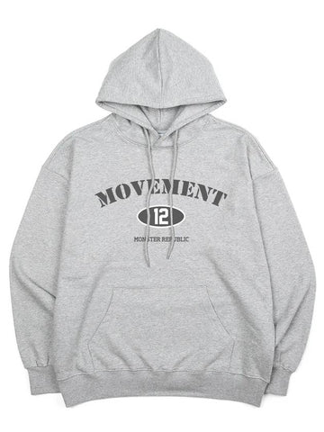 Authentic Ash Gray Hoodie Gray - MONSTER REPUBLIC - BALAAN 1