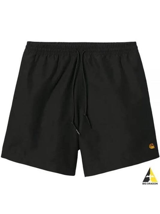 Whip Men's Chase Swim Trunk Shorts Gold Black - CARHARTT WIP - BALAAN 2