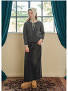 Compose Yoke M Point Denim Long Skirt - MICANE - BALAAN 4