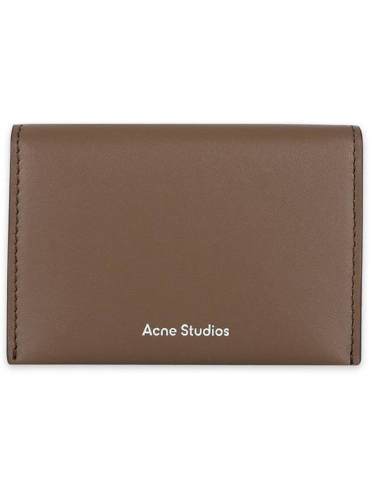 Logo Bifold Card Wallet Brown - ACNE STUDIOS - BALAAN 2