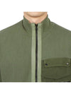 Cotton Mix Zip-Up Knit Cardigan Green - CP COMPANY - BALAAN 8