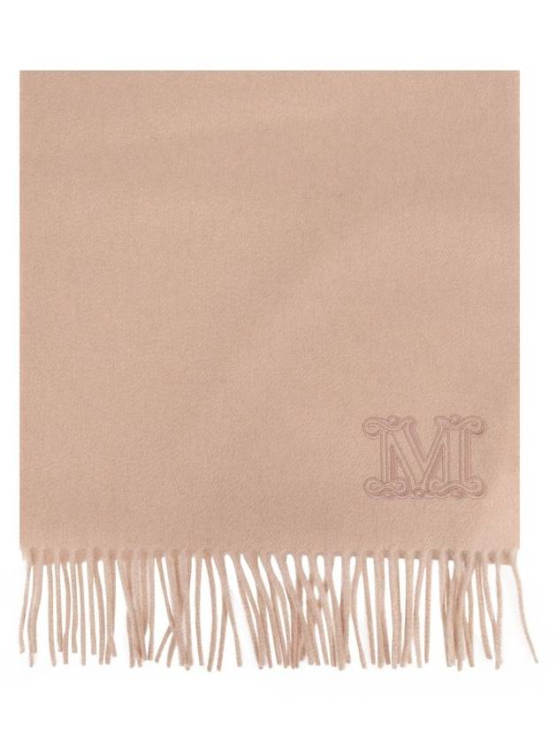 Max Mara Logo Embroidered Scarf Edge - MAX MARA - BALAAN 1