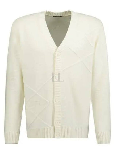 Clarke V-Neck Knit Cardigan White - J.LINDEBERG - BALAAN 2