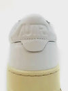 Medalist Leather Low Top Sneakers White - AUTRY - BALAAN 9