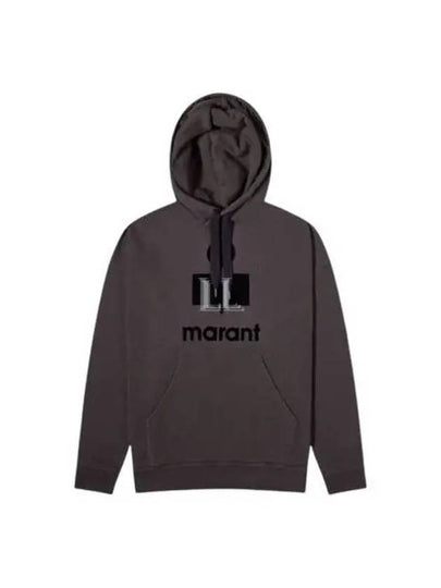 Miley Big Logo Hoodie Faded Black - ISABEL MARANT - BALAAN 2