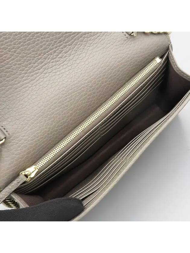 510314 Gray GG interlocking leather WOC long wallet and crossbag - GUCCI - BALAAN 6