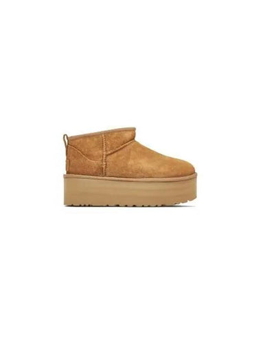 Classic Ultra Mini Platform Boots 1135092 CHESTNUT - UGG - BALAAN 1